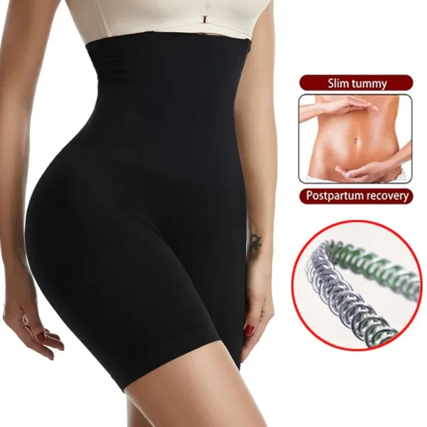 YBFDO Women's High Waist Flat Angle Shaper Pants Postpartum Buttocks Lifting Body Shaping Pants Slim Shorts Waist Trainer - Image 8