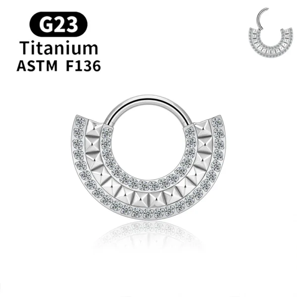 Titanium Septum Nose Rings - Image 8