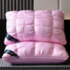 48x74cm Luxury White Goose Down Pillows Down-proof King Queen 100% Cotton Bedding 3D Style Rectangle Pillow for You Lover Gift - Image 2