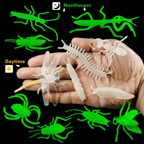 12Pcs Insect Spider Butterfly Fish Dinosaur Dog Cat Horse Figurine Farm Animal Model Action Figure Hot Toy Set For Children Gift - Image 34