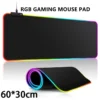 1 Pcs Large Gaming Mouse Pad Light Modes Touch Control Extended Soft Computer Keyboard Mat Non-Slip Rubber Base - Image 6