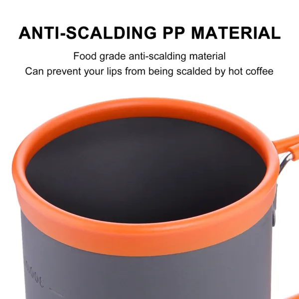 Widesea Camping Aluminum Cup Outdoor Mug Tourism Tableware Picnic Cooking Equipment Tourist Coffee Drink Trekking Hiking - Image 3
