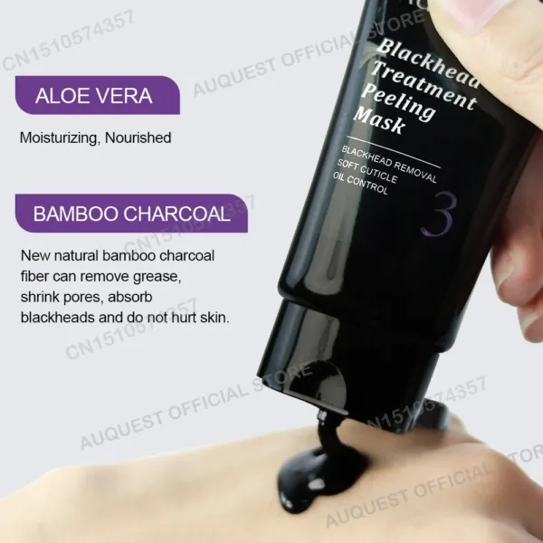 Blackhead Remover Face Mask Cream Oil-Control Nose Black Dots Mask Deep Cleansing Pore Nose Men Women Beauty Cosmetics Skin Care - Image 5