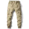 2024 Fashion Spring Mens Tactical Cargo Pants Men Joggers Army Military Casual Cotton Pants Hip Hop Ribbon Male army Trousers 38 - Image 6