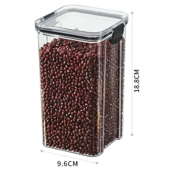 Kitchen Multigrain Snack Sealed Storage Box Dried Fruit Dried Goods Jar Drawer Storage Container Moisture Proof Box Plastic - Image 9