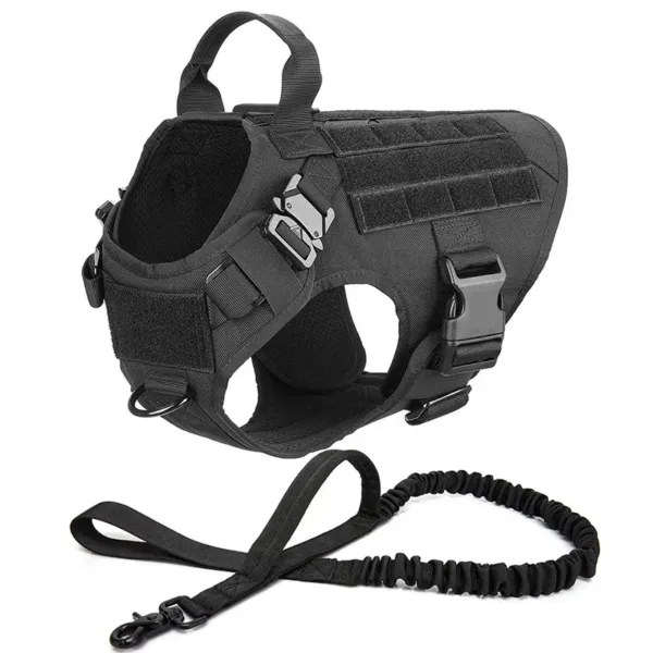 Large Dog Harness And Leash Set Pet German Shepherd Malinois Training Walking Vest Dog Harness And Collar For Medium Large Dogs - Image 22