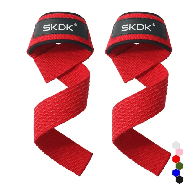 Weightlifting Wrist Straps Strength Training Adjustable Non-slip Gym Fitness Lifting Strap Wrist Support Sports Grip Band - Image 3