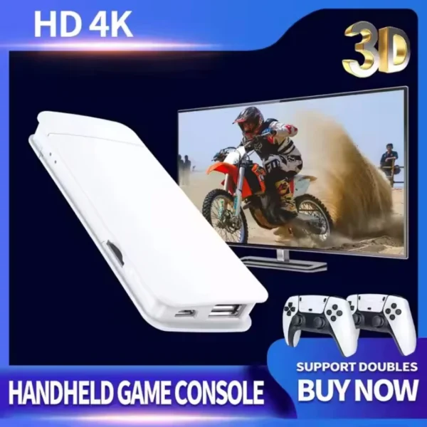 M15 Video Game Stick Mini TV Handheld Game Console 64GB 128GB 20000+game 20+emulator HD Output Two-player GBA PS1 arcade for TV
