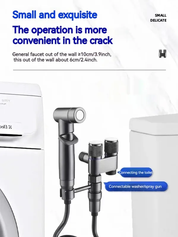 Smart Bathroom Home Kitchen Storages Appliance Accessories Items Accessories Portable Bidet Toilet Shower Head Wc Ass Enema - Image 17
