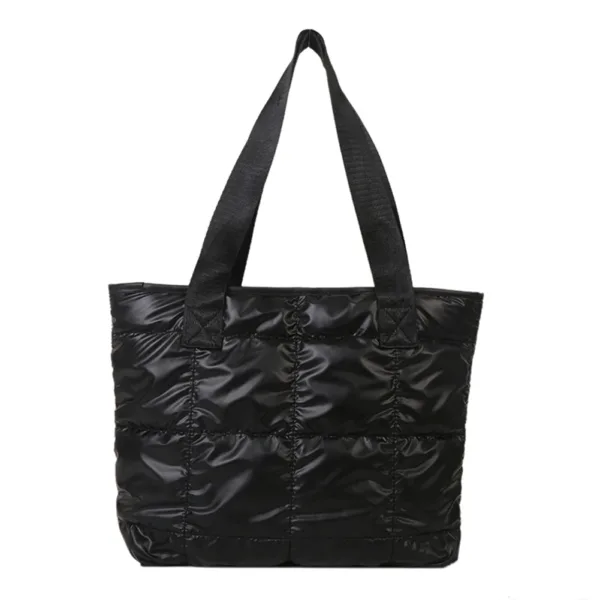 Quilted Cotton Tote Bag - Image 5