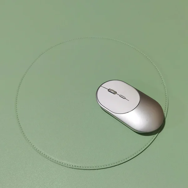 Waterproof PU Leather Mouse Pad Gaming Mouse Pad Simple Solid Color Antislip Computer Desk Accessories School Office Accessories