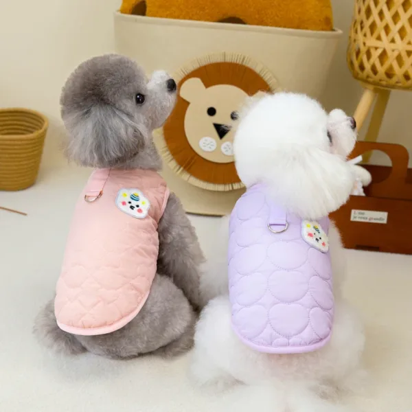 Winter Dog Cat Jacket Vest Warm Pet Cotton Clothes for Small Medium Dogs Puppy York Coat Maltese Poodle French Bulldog Costumes - Image 9