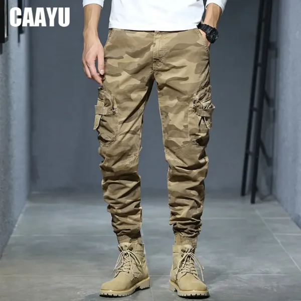 CAAYU Joggers Cargo Pants Men Casual Hiphop MultiPocket Male Trousers Sweatpants Streetwear Tactical Track KhakiCamouflage Pants - Image 8
