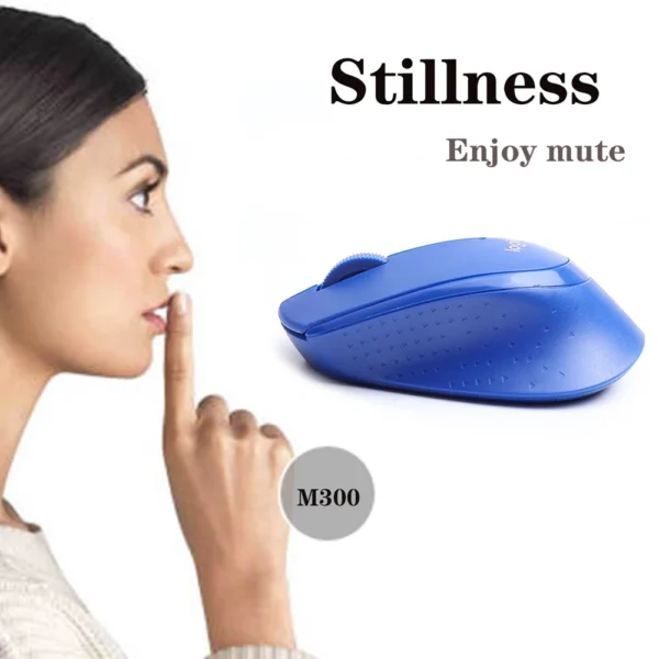 Logitech M330 Wireless Mouse Silent Mouse 1000DPI Silent Optical Mouse 2.4GHz With USB Receiver Mice for Office Home Using PC - Image 2