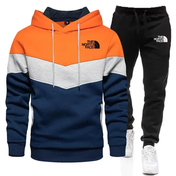 Men'S Spring And Autumn Printed Pullover Hoodie Trousers Two-Piece Outdoor Street Leisure Fashion Fitness Sportswear Suit - Image 11