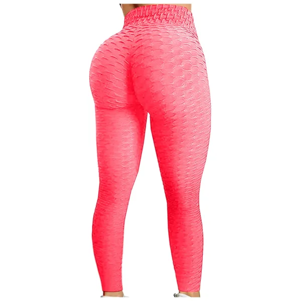 Women's High Waist Yoga Pants Tummy Control Slimming Booty Leggings Workout Running Butt Lift Tights - Image 8