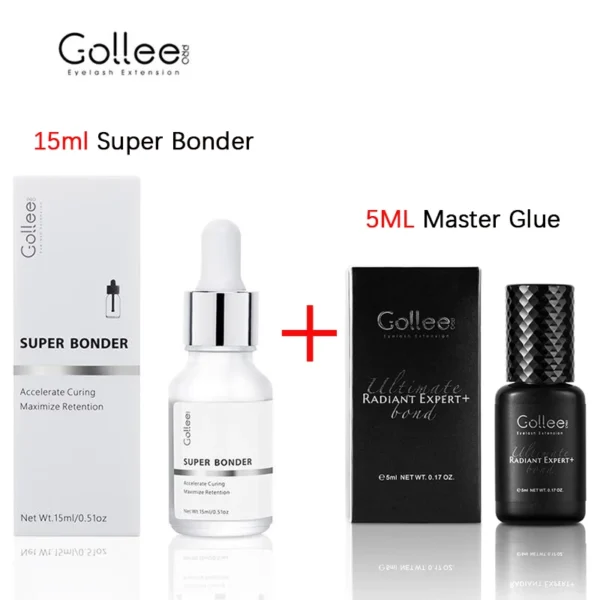Gollee Eyelash Glue 0.5s Fast drying lashes glue for Salon Artist Eyelash Extensions Glue Profession eyelash extension supplies - Image 2