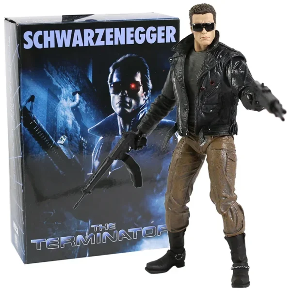 NECA Terminator 2: Judgment Day T-800 Arnold Schwarzenegger PVC Action Figure Collectible Model Toy 7" 18cm - Image 5