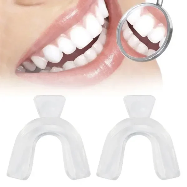 2/4pcs Silicone Mouth Guard Teeth Protector Night Guard Mouth Tray for Bruxism Grinding Non-snoring Teeth Whitening Protection - Image 3