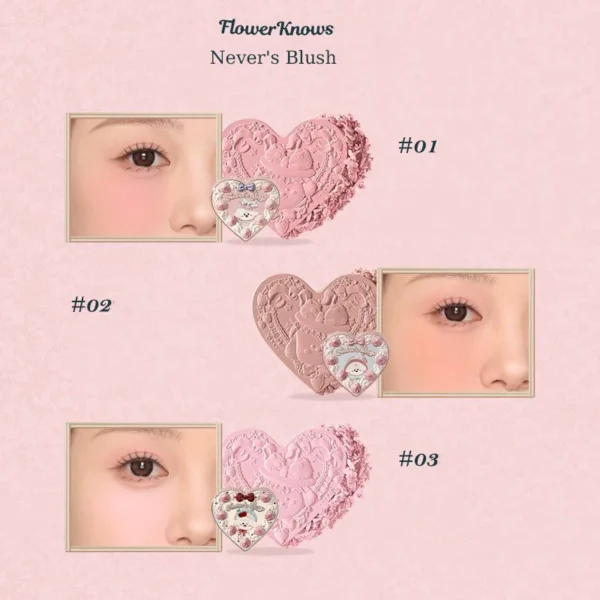 Flower Knows Never's Shop Collection All In Make Up Sets Cosmetics Full Set Lip Mud Blusher Eye Shadow Makeup Kit Professional - Image 4