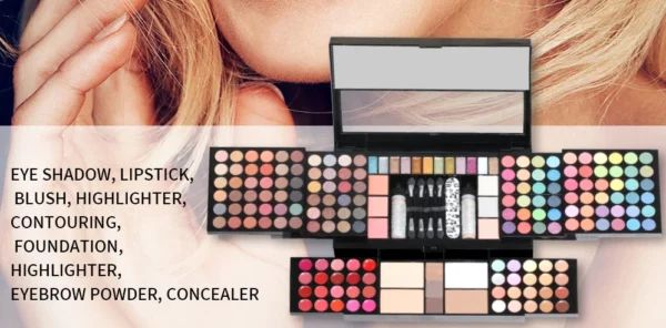 MISS ROSE Make-up Kit ALL IN ONE Full Facial Makeup Set Eye Shadow Lip Gloss Eyeliner Makeup Brushe Cosmetics Bag Makeup Product - Image 6