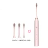 Sonic Electric Toothbrush Ultrasonic Automatic USB Rechargeable IPX7 Waterproof Toothbrush Replaceable Tooth Brush Head J189