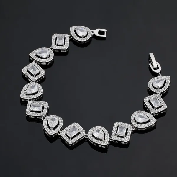 Zirconia Wedding Jewelry Set - Image 2