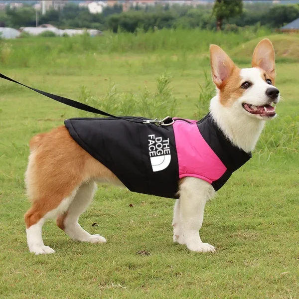 Waterproof Warm Dog Clothes Pet Coat Winter Vest Padded Zipper Jacket Dog Clothing for Small Medium Big Dogs The Dog Face Outfit - Image 4