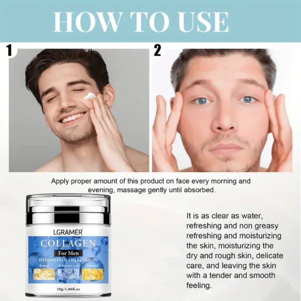 Anti-wrinkle Cream For Men Remove Face & Neck Wrinkles Firming Moisturizing Skin Retinol Face Cream Anti-aging Facial Treatment - Image 3