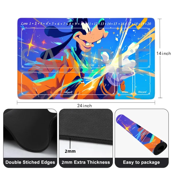 Lorcana Playmat Free Storage Bag Size 24X14IN Trading Card Game Protective Mats Scratch-Resistant Durable Mouse Pad 14 - Image 14
