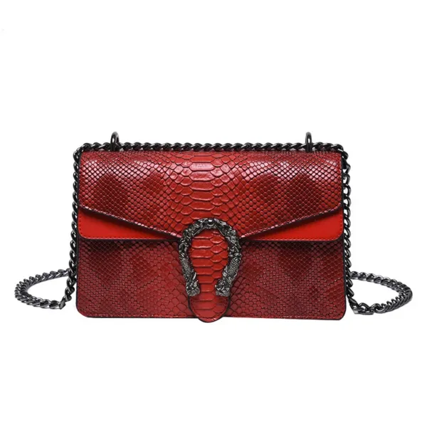 Vintage Chain Shoulder Bag - Image 4