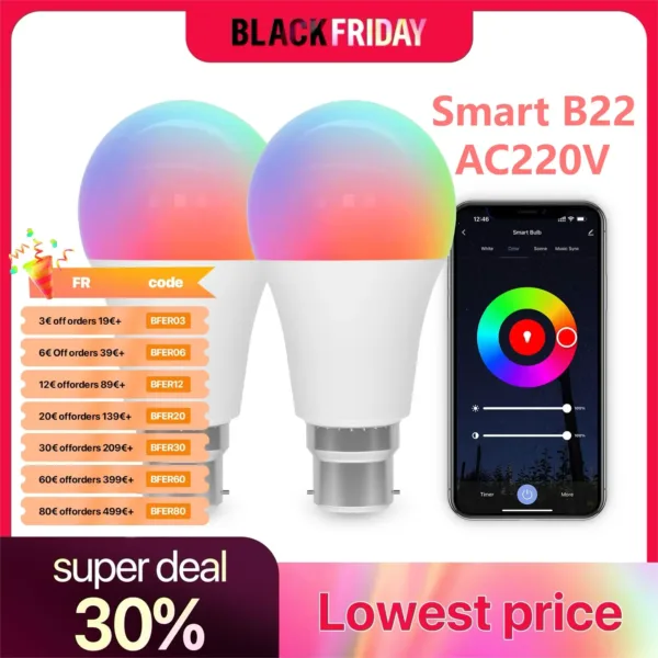 B22 Smart LED Bulb - Image 5