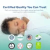 Premium Dual Firm Waterproof Baby Crib Mattress & Toddler Bed Mattress, Hypoallergenic Breathable Baby Mattress, Sustainable Coo - Image 6