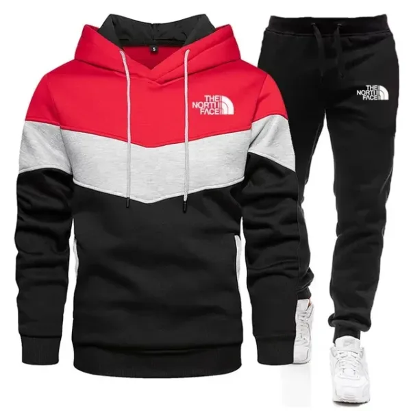Men'S Spring And Autumn Printed Pullover Hoodie Trousers Two-Piece Outdoor Street Leisure Fashion Fitness Sportswear Suit - Image 7