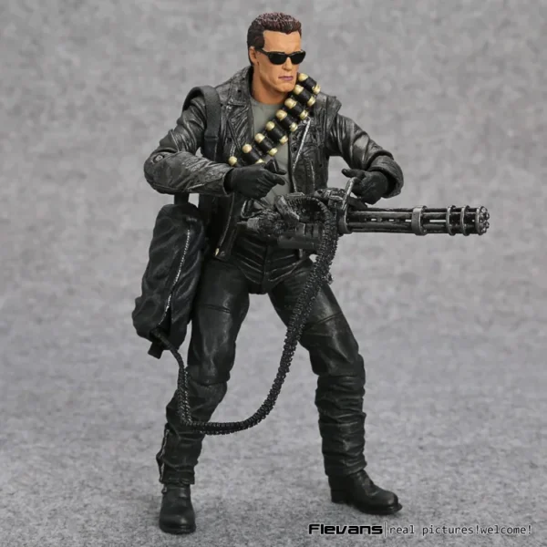 NECA Terminator 2: Judgment Day T-800 Arnold Schwarzenegger PVC Action Figure Collectible Model Toy 7" 18cm - Image 9