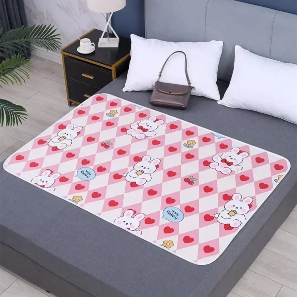 Baby Changing Mat Cover Diaper Mattress Bed Sheets for Newborn Baby Waterproof Portable Change Pad Table Floor Play Mat Reusable - Image 10