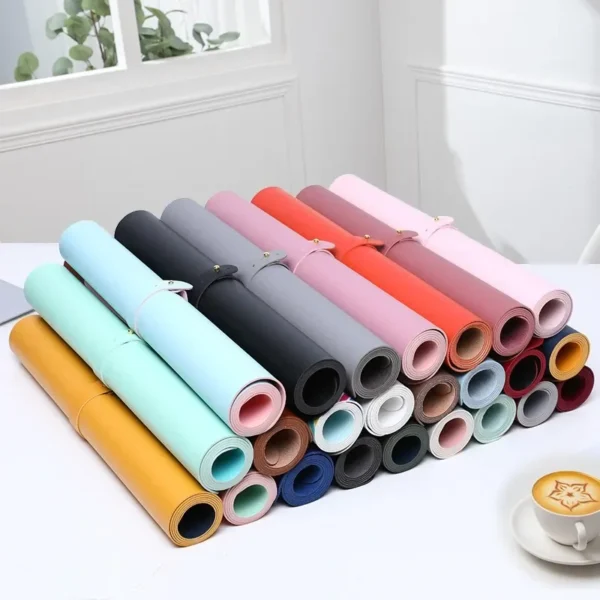 Large Mouse Pad Extra Big Non-Slip Desk Pad Waterproof PU Leather Desk Table Protector Gaming Mouse Mat for Game Office Work - Image 5