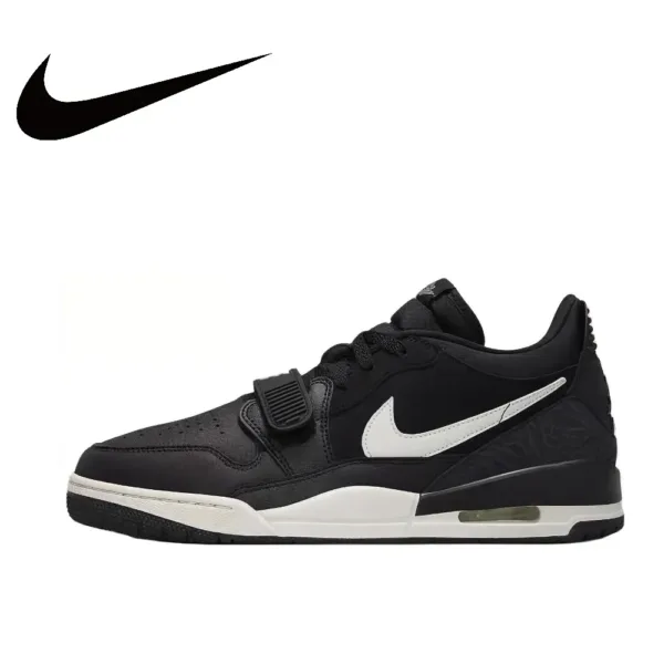 Nike Original Legacy 312 Low Top Men's Basketball Shoes Shock Absorbing and Slip Resistant Black and White Colorway - Image 10