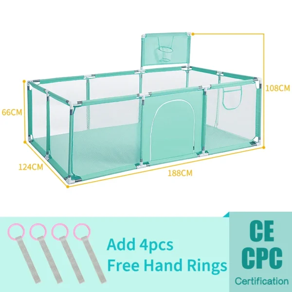PANGDUBE Baby Playpen for Children Baby Playground for 6 months~6 Years Old Kids Baby Activity Fence Baby Games Park - Image 3