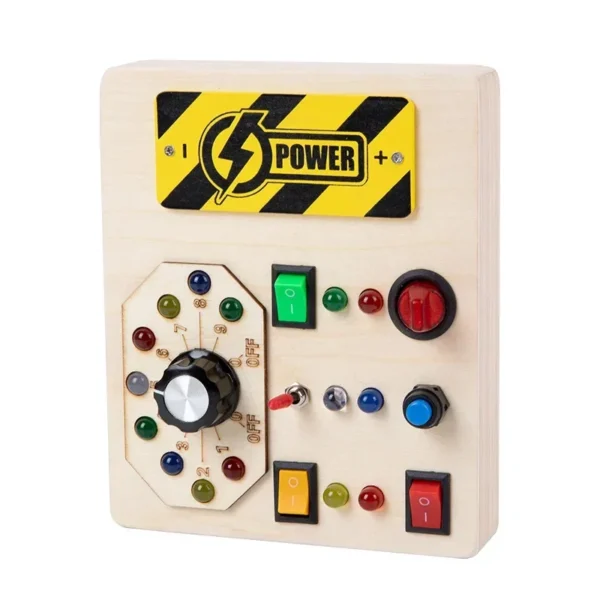 Montessori Busy Board Circuit LED Light Socket ON/OFF Baby Early Hand Fine Cognitive Education Teaching Aids Toy Gifts Busyboard - Image 16