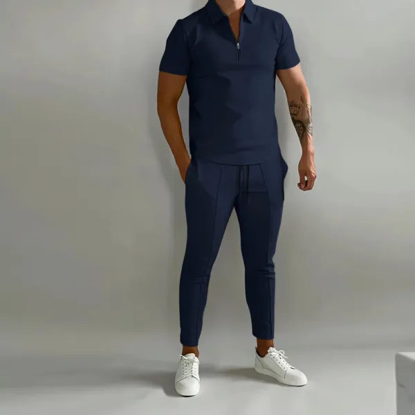 2024 Europe and the United States summer suit slim-fit trend youth sports leisure men's new era - Image 3