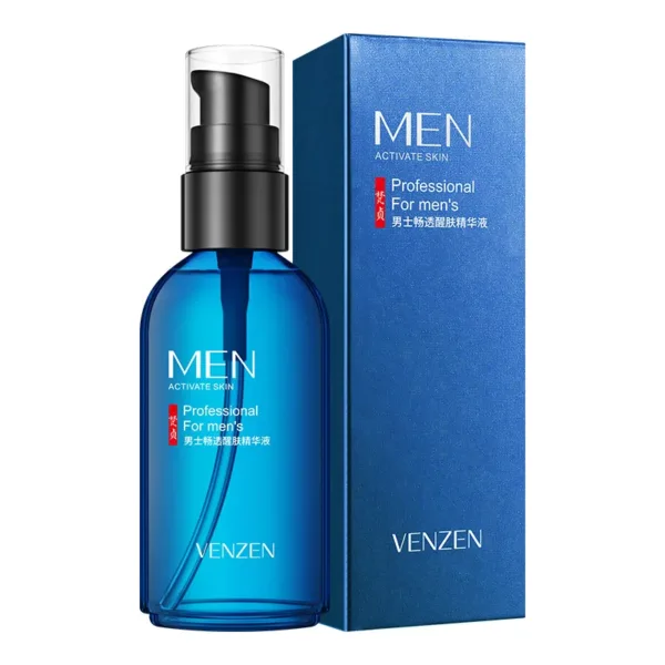 Arbutin Men Anti-Wrinkle Face Serum Oil Control Shrink Pores Essence Brighten Whitening Hyaluronic Moisturizing Skin Care 50ml - Image 3