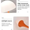 LED mushroom small table lamp portable USB charging dimmable flower bud lamp bedroom bedside lamp - Image 3