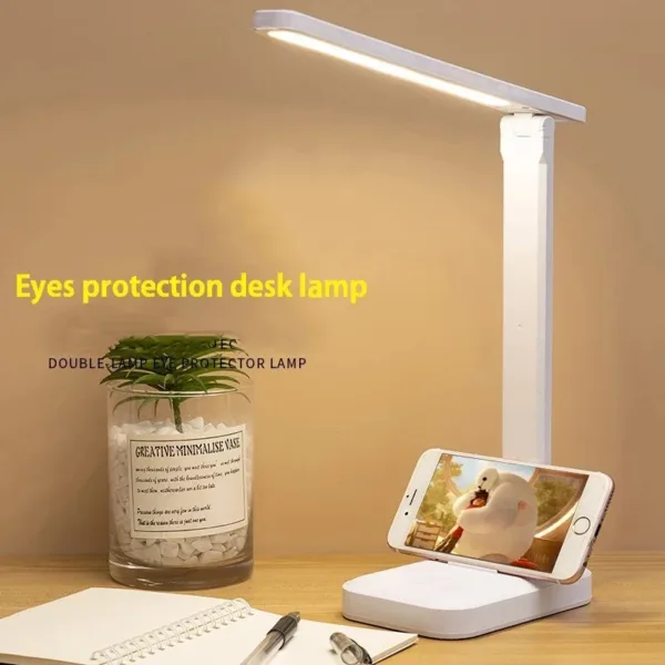 Foldable Table Lamp Led Desk Lamp 3 Type Stepless Dimmable Touch Bedside Reading Eye Protection Night Light USB Chargeable - Image 7