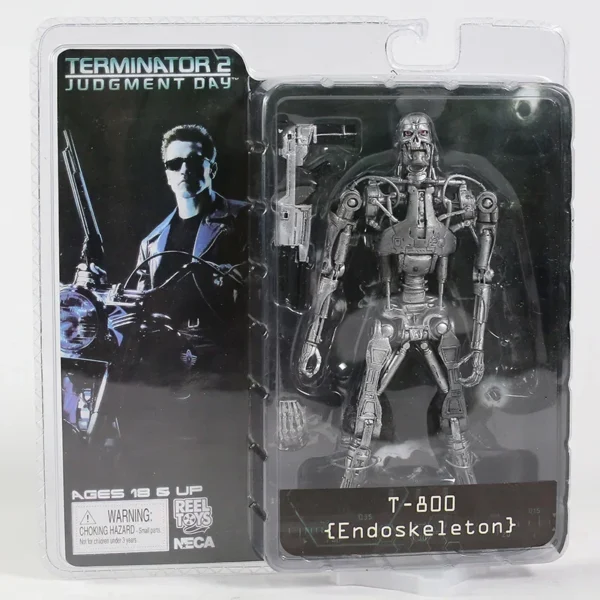 NECA Terminator 2: Judgment Day T-800 Arnold Schwarzenegger PVC Action Figure Collectible Model Toy 7" 18cm - Image 2