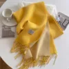 Luxury Winter Cashmere Women's Scarf - Image 4