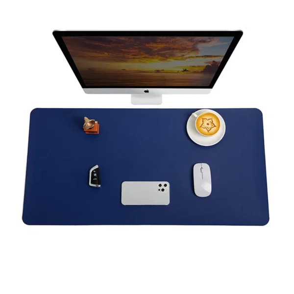 Large Mouse Pad Extra Big Non-Slip Desk Pad Waterproof PU Leather Desk Table Protector Gaming Mouse Mat for Game Office Work - Image 18