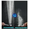 Xiaomi New 304 Stainless Steel Shower Head High Pressure Handheld Smart Bathroom Shower Head Set Bathroom Accessories 2025 Mijia - Image 4