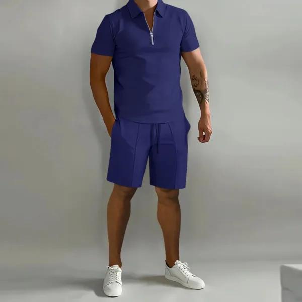2024 Europe and the United States summer suit slim-fit trend youth sports leisure men's new era - Image 8