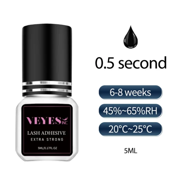 Veyes Inc Eyelash Extensions Glue 5 Days Free Shipping from US Veyelash 7 Weeks Retention Volume Lash Adhesive Makeup Tools - Image 7